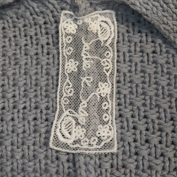 Anthropologie Sadie & Sage Knit Open Batwing Cardigan Size M - Picture 3 of 5